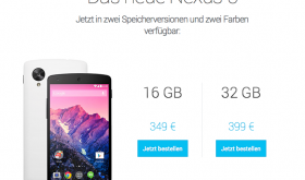 Nexus 5 Versionen